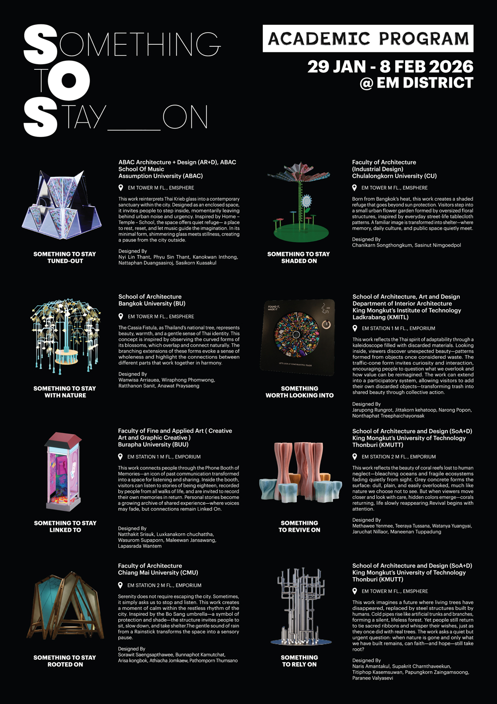 EM DISTRICT X Bangkok Design week 2026