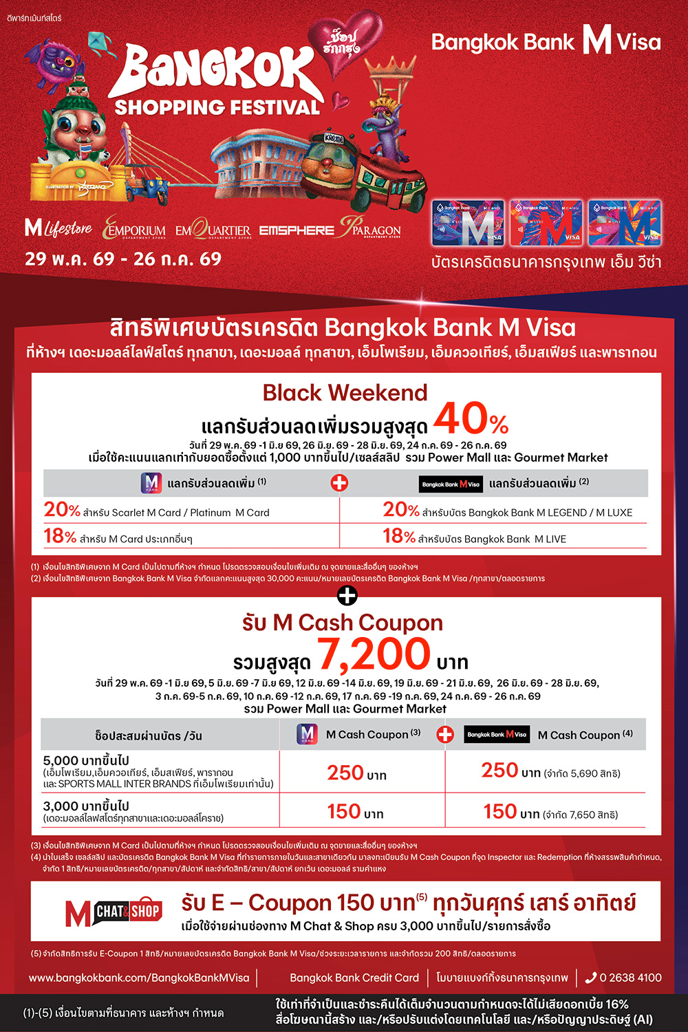 Bangkok Bank M Visa Bangkok Shopping Festival  2026