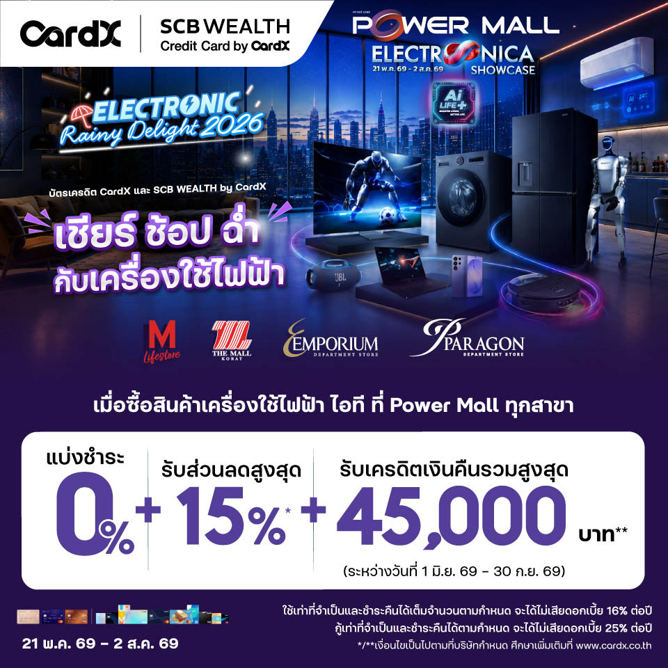 CardX l SCB Power Mall Electronica Showcase 2026