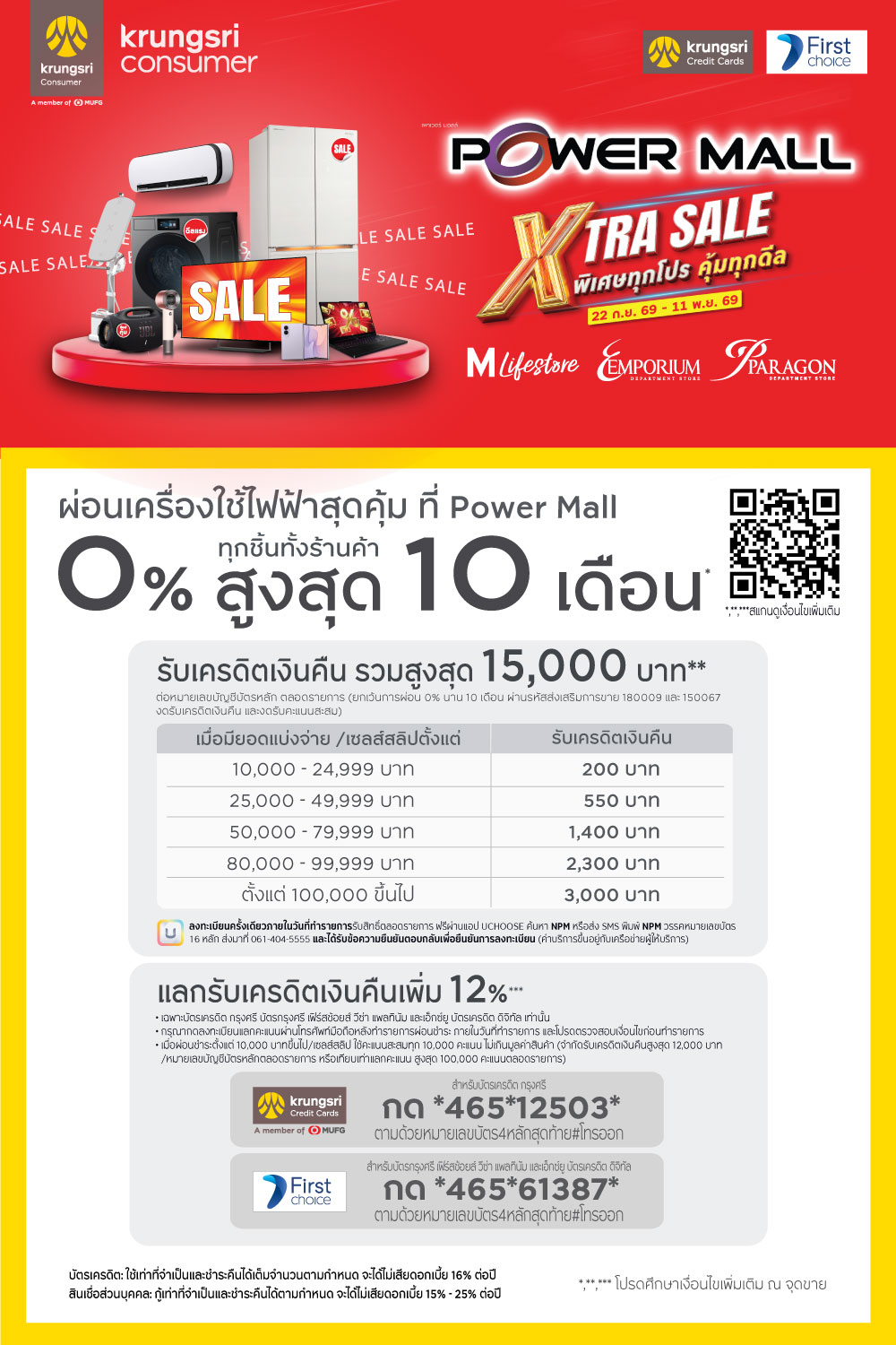 Krungsri and Krungsri First Choice Power Mall Extra Sale 2026